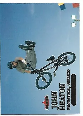 John Heaton 2000 Fleer Adrenaline Gold Classic BMX X-Games Extreme Sports • $0.50