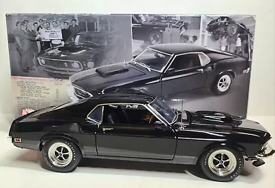 1969 Ford Mustang Boss 429 Black Acme 1801859 Le Nib 1:18 Scale • $149.95