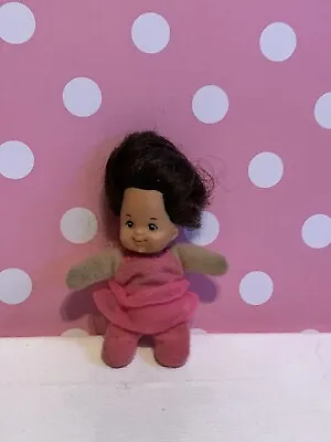 Vintage Small Little Shoe Baby Beans Doll 1978 Mattel Ballerina Pink Match Box • $4.90