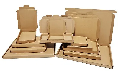 White Or Brown Shipping Cardboard Boxes Postal Mailing Gift Packet Small Parcel • £12.60