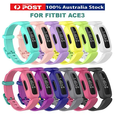 Fitbit Ace 3 Kids Anti-Lost Silicon Replacement Wristband Ace3 Watch Band Strap • $6.59