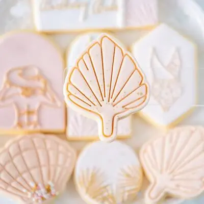 Embosser Happy Birthday Cookie Press Stamp Cake Decor Baking Tools Cookie Mold • £3.06