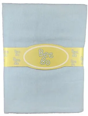 2x 100% Brushed Cotton Flannelette Flat Sheets Luxurious Softness Pram Cot Cover • £6.70