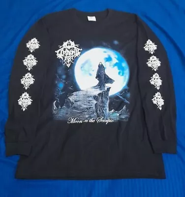 Limbonic Art Long Seeve XXL Shirt Von Behexen Sigh Striborg Xasthur Black Metal • $35