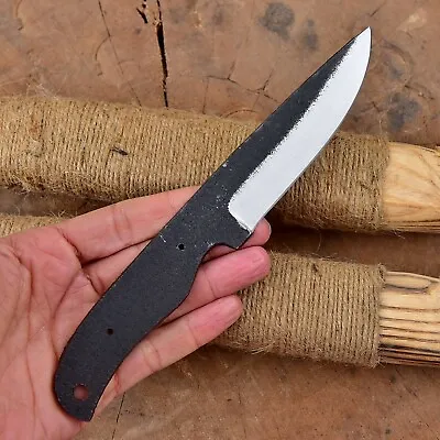 Custom Hammered 1095 Carbon Steel Blank Blade Hunting Knife • $5.50