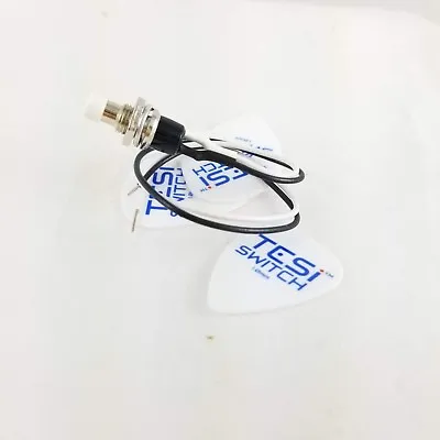 Tesi MICRO 7MM Momentary Push Button Guitar Kill Switch With White Top • $6.99