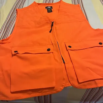 $8.99 • Buy Mossy Oak Mens Blaze Orange Hunting & Safety Vest - Brand New - Size S/M