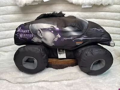 Monster Jam Mohawk Warrior Puff Pillow Plush Stuffed Toy Monster Truck • $25