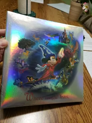 Walt Disney World Photo Album Mickey Where Magic Lives 50 Page 4X6 Acid Free New • $19.50