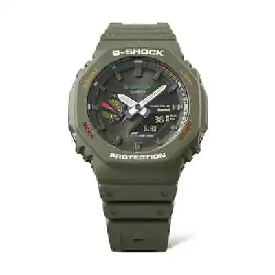 Casio G-Shock GAB2100FC-3A Analog-Digital Tough Solar Army Green Men's Watch • $138.99
