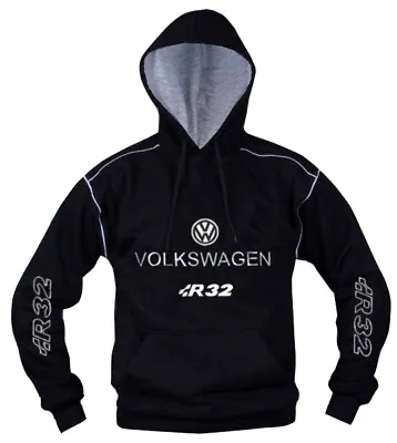 New Outdoor Volkswagen R32 Power Sweatshirt With A Hood Car Embroidery Apparel • $52.29