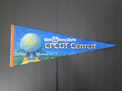 Vintage 1982 Walt Disney World Epcot Center Banner (Please Read Description) • $14.99