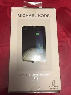Michael Kors Black Ultra Slim Charging Case For Iphone 5 / 5 S BNIBox  • $25