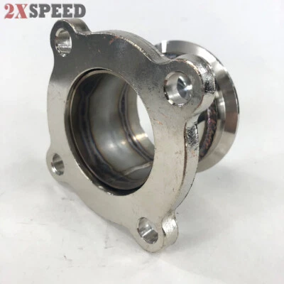 $27.99 • Buy 2.5  V-Band Flange To GT35 GT3582 4 Bolts Flange Adapter