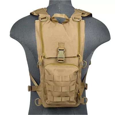 Lancer Tactical Airsoft MOLLE Hydration BackPack Bladder Storage Pouch CA-321 • $29.99