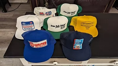 Vintage SnapBack Trucker Hat Lot Of 7 Hats • $25