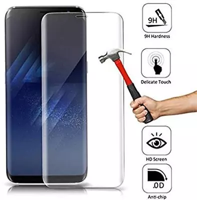 Tempered Glass Screen Guard For Samsung Galaxy S8/S9/S10 Plus Note 8 9 S7 Edge  • $6.99