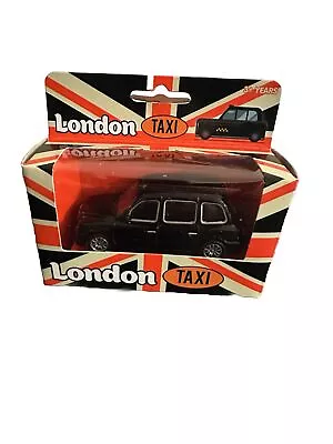 New London Black Cab Taxi Model Pull Back & Go  Die Cast Metal- X1 • £4.99