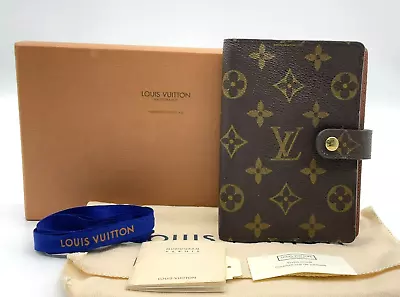 Authentic Louis Vuitton Monogram Agenda PM R20005 Notebook W/Box JN040050 • £16.06