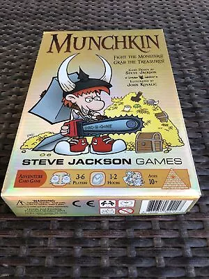 Munchkin Original Base Adventure Card Game By Steve Jackson - Fight The Monsters • $17.99