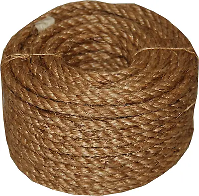 T.W Evans Cordage 26-003 1/2-Inch X 50-Feet 5-Star Manila Rope New • $28.99