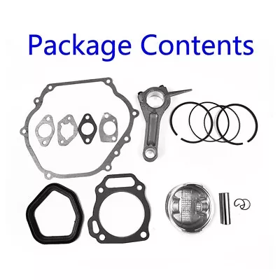 Piston Ring Connecting Rod W、 Seals Gasket Engine Kit For Honda GX390 13HP Parts • $64.06