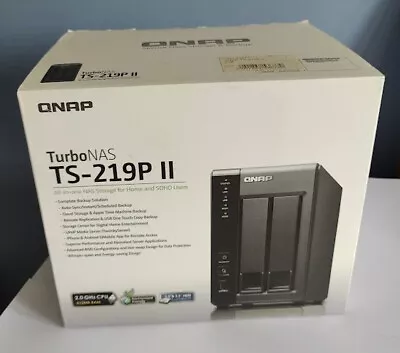 QNAP 219P II 2-bay NAS • £70