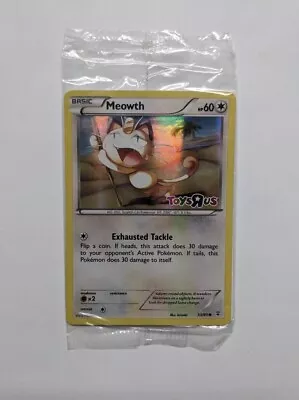 Sealed Meowth 53/83 Toys R Us Holo Promo Pokemon XY Generations TCG Card • $8