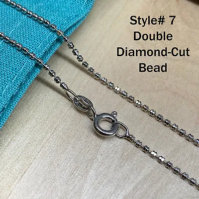 Real SILVER Unique Jewelry SOLID 925 Sterling Silver Chain Necklace Made Italy • $11.49