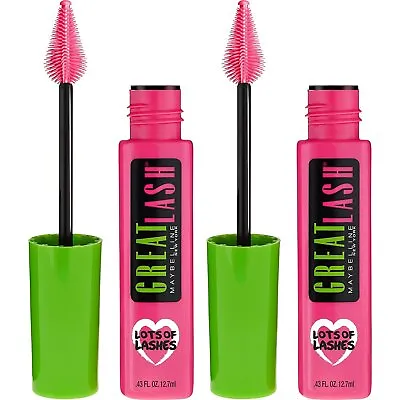 Maybelline Great Lash Lots Of Lashes Mascara Very Black [141] 0.43 (Pack Of 2) • $9.99