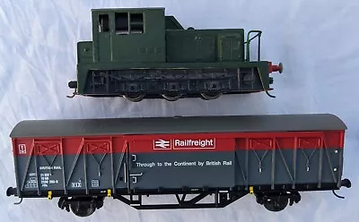 Bachmann BR Tank Engine Shunter With BR Freight Wagon - • $99