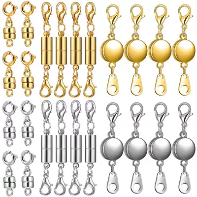  24 Pcs Necklace Clasps Magnetic Necklace Clasps And Closures Magnetic Jewelry • £13.58