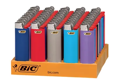 50x Bic Lighters Genuine Lighters Maxi Cigarette Lighter - Bulk Pack • $110