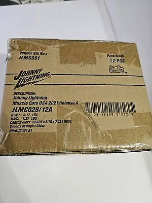 Johnny White Lightning Muscle Cars Factory Sealed Case Release 4 Version A Chase • $79.99