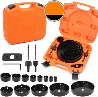 Hole Saw Kit With Saw Blades 6 (152Mm) -3/4  (19Mm) For Soft Wood PVC Board • $27.37