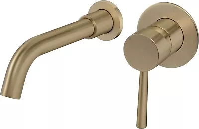 PHASAT Wall Mounted Bathroom Sink TapConcealed Brass Basin Hot And Cold Mixer T • £27
