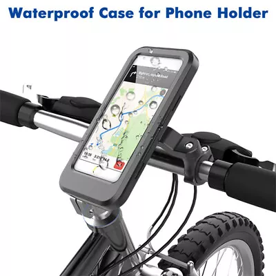 Cycling Waterproof Phone Case Mount Holder For Bicycle Bike Motor Ride Handlebar • $14.92