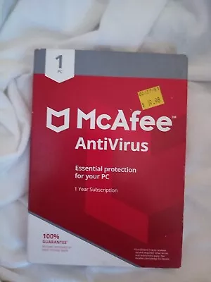 McAfee Antivirus 2024 - 1 PC 1 Year GLOBAL Key - No CD • $9