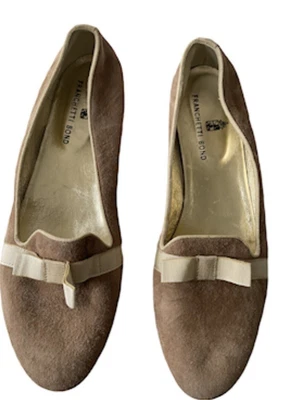 £40 • Buy Franchetti Bond Ver Cuodo Tan Suede Leather Pumps Size 7.5 (41) - Unworn