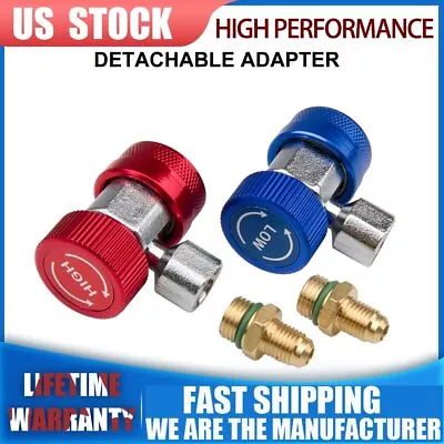 Quick Coupler  Gauge Adapters And Hose Fittings For Car AC System • $17.99