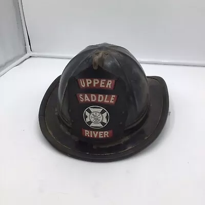 Vintage/Antique Leather Fire Helmet Upper Saddle River New Jersey • $249.16