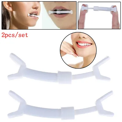 2X Slim Mouth Piece Face Flex Smile Cheek Toner Facial Exerciser Toning ~YN • $1.83