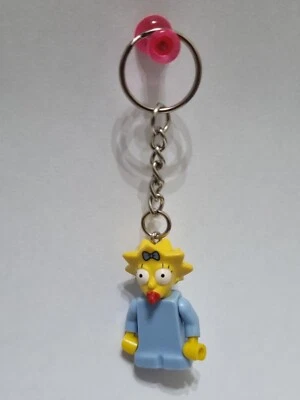 £7 • Buy Lego Maggie Simpson Keyring