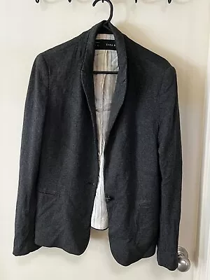 Grey Zara Basic All Seasons Workwear Button Blazer-Work-Casual-Cute-Size XL • $15.88