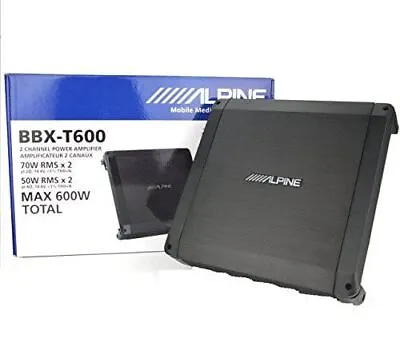 Alpine BBX-T600 2 Channel BBX Power Class A/B Amp 300 Watts Car Amplifier • £99