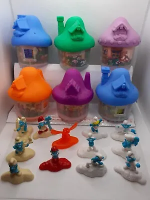 McDonalds Happy Meal Toys Smurfs Lost Village X7 • £8