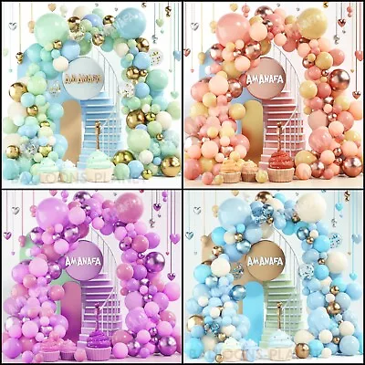 Balloon Arch Kit +Balloons Garland Birthday Wedding Party Baby Shower Decor UK 2 • £3.95