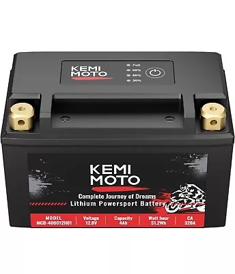 KEMIMOTO Motorcycle/Boat/ATV Battery New • $80