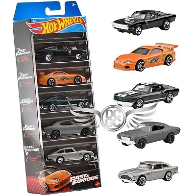 Hot Wheels Fast & Furious 5 Car Mainline Set Very Rare - Hard To Find • $24.95