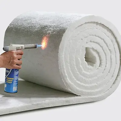 Silicate Aluminium Ceramic Fibre Blanket High Temperature Thermal Insulation Mat • £16.94